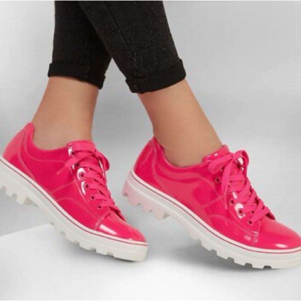 Skechers Neon Pink Women's Roadies Sneakers 90sBBY 6.5